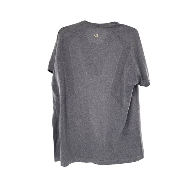 Lululemon Mens Heathered Gray Short Sleeve T-Shirt Size L - Picture 2 of 10